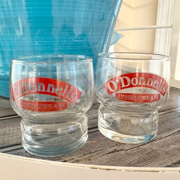O'Donnells Irish Cream Glasses Set of 2 - Picture 2 of 2